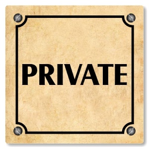 Private, 148x148mm, pergamen, Kansas